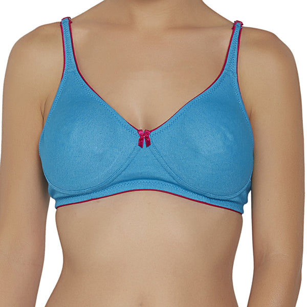 Buy Libertina Dolcevita C.S. Non Wired Full Coverage Bra With Cotton Strap.(Pack  of 3) Online @ ₹915 from ShopClues