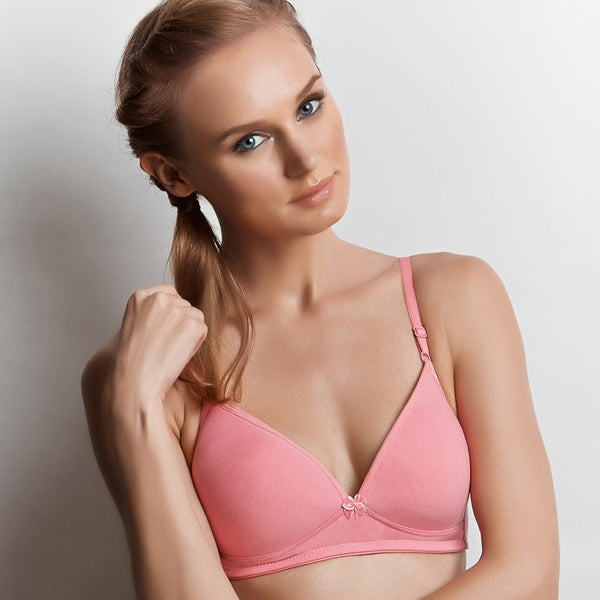 Buy Libertina Dolcevita C.S. Non Wired Full Coverage Bra With Cotton Strap.(Pack  of 3) Online @ ₹990 from ShopClues